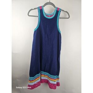 Akemi & Kin, SzXS blue tank dress, boho, anthropologie